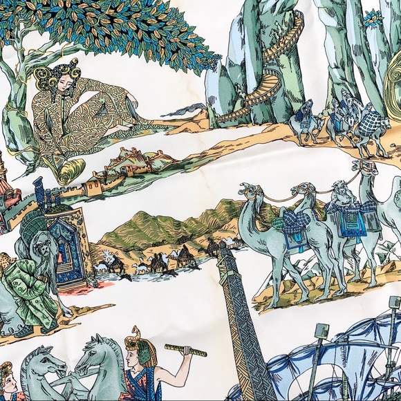 Hermès “Au FIL de la SOIE” Scarf - Picture 10 of 10